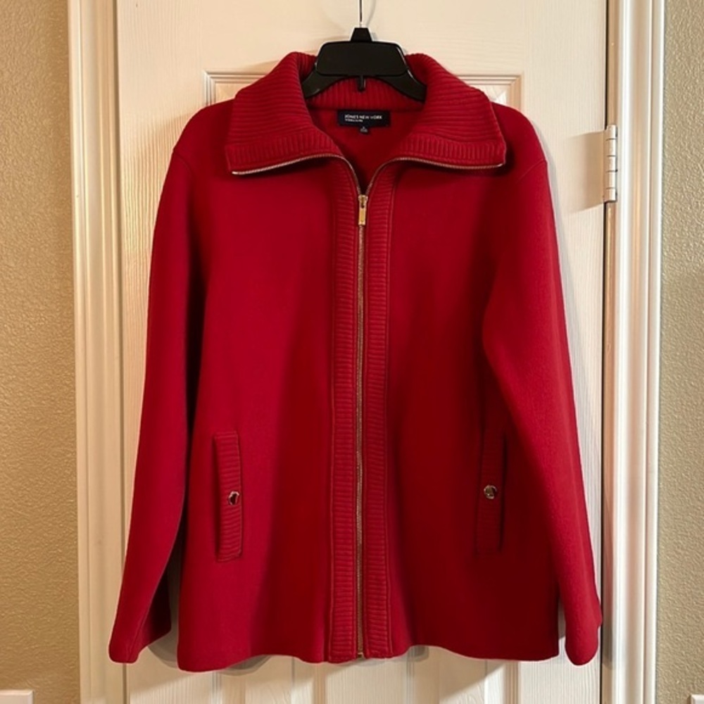 Jones New York Women’s Jacket Red Size S